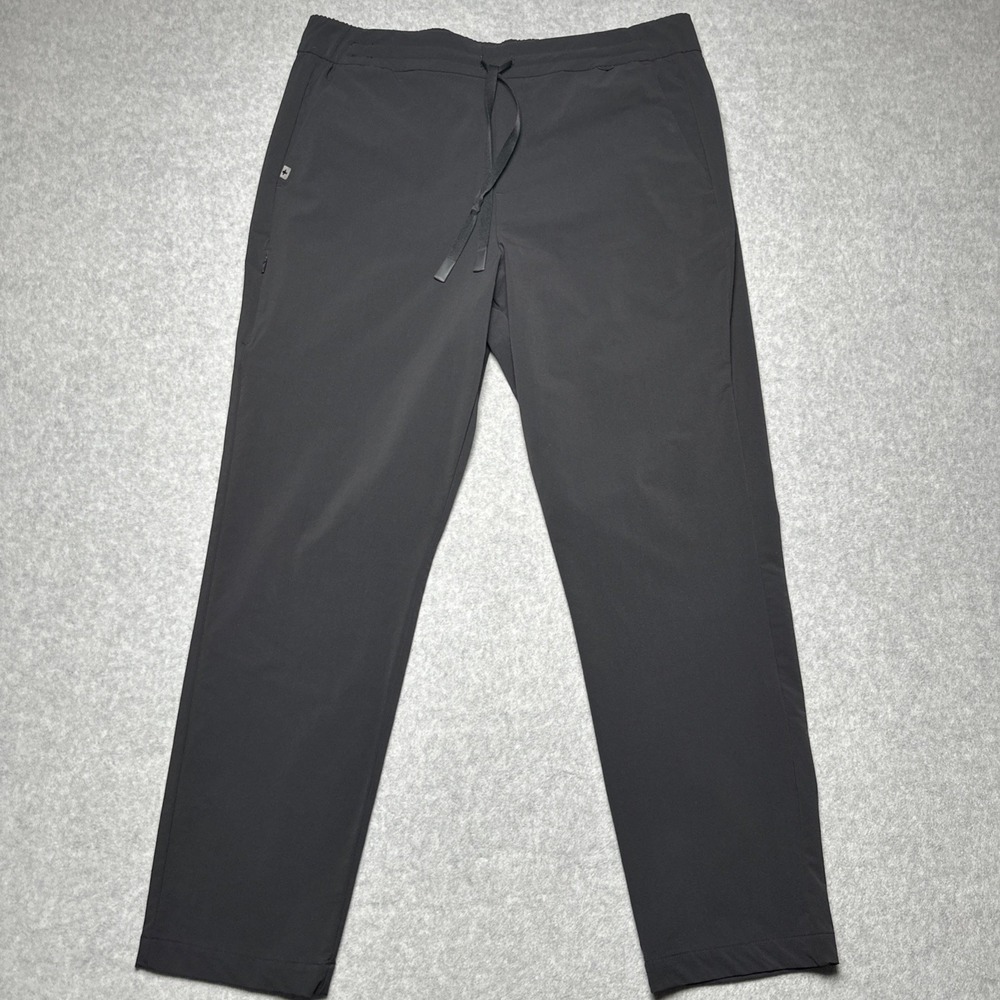Women's FIGS Pro Black Skinny Tapered Leg Scrub Pant Size XL (W22WW2003)